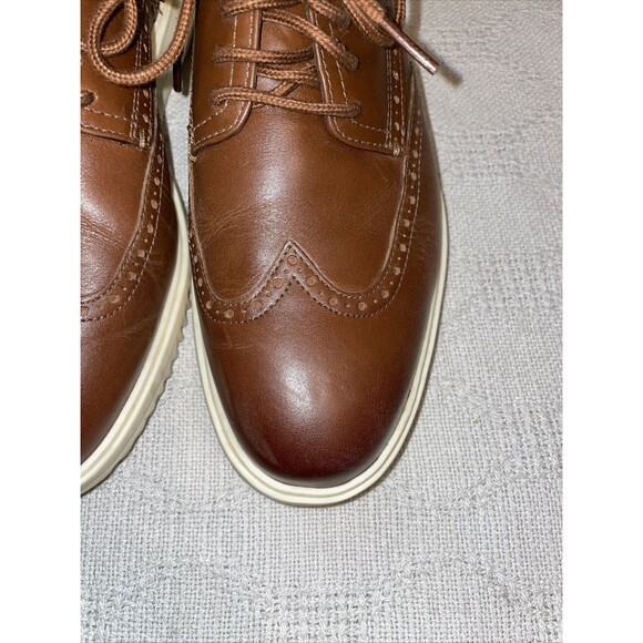 Cole Haan Grand+ Men’s Athleisure Wingtips Size 8.5 W Brown Leather Comfort main image 11